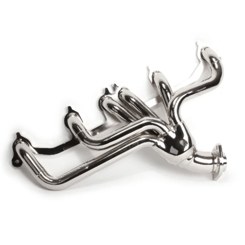 Fits 1991-1999 Jeep 4.0L 1-1_2 Shorty Exhaust Header (Titanium Ceramic)-4052